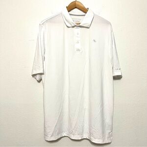 Coolibar White Women’s Collar Sports Men's Golf Polo Shirt Casual Short Sleeve